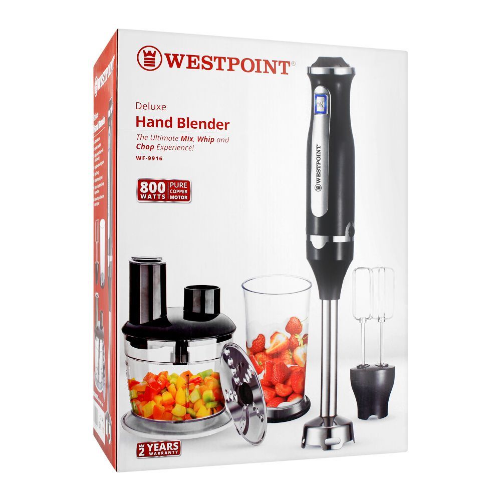 Westpoint WF-9816 Deluxe Hand Blender 3-in-1