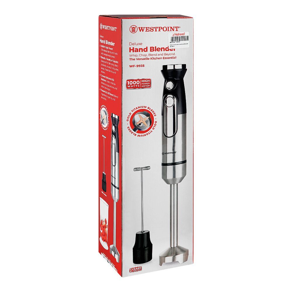 Westpoint WF-9936 Hand Blender with Milk Frother