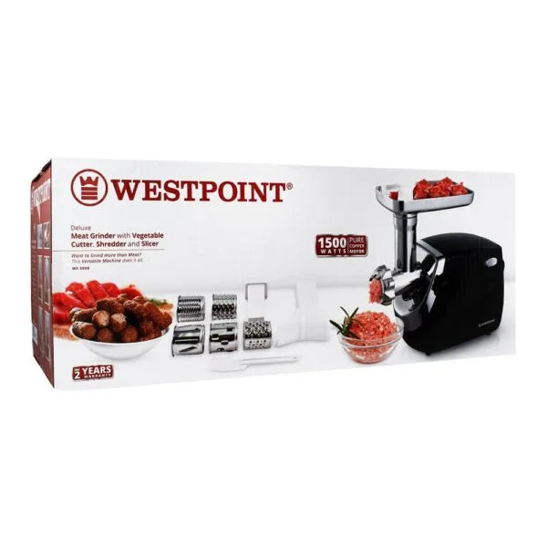 Westpoint WF-3050 Deluxe Meat Grinder with Vegetable Cutter