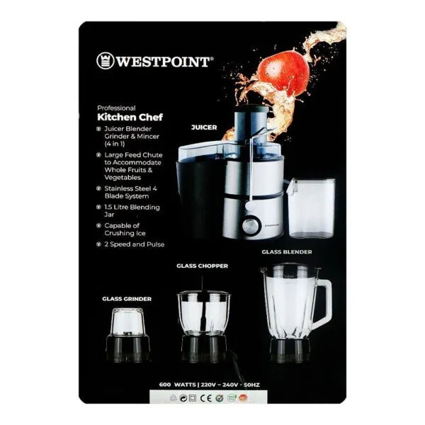 Westpoint WF-1844 Juicer Blender Dry Mill