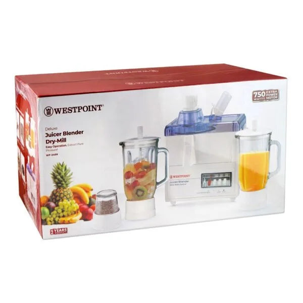 Westpoint WF-2409 750W Glass Juicer Blender Set