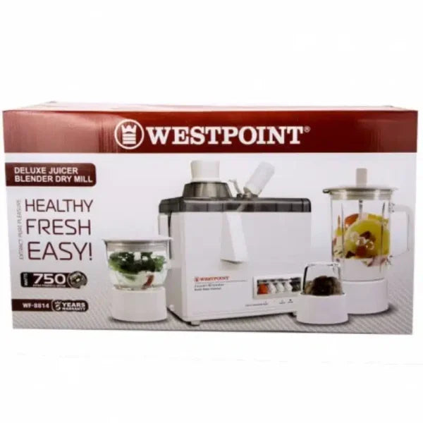 Westpoint WF-8814 750W Juicer Blender Drymill