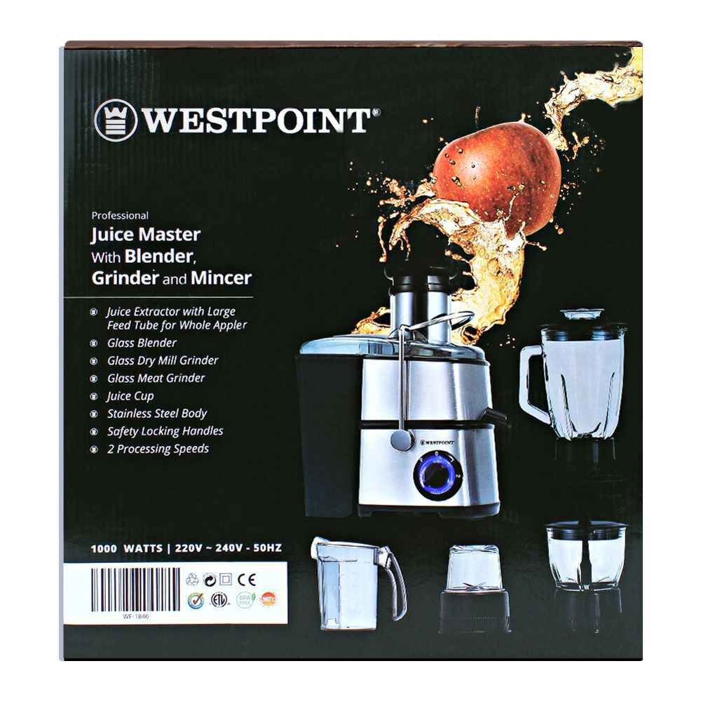 Westpoint WF-1846 1000W Professional Kitchen Chef 4-in-1
