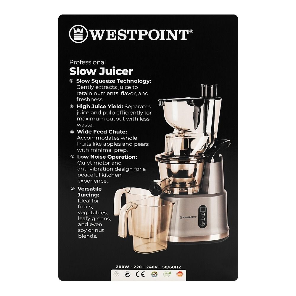 Westpoint WF-5165 Professional Slow Juicer