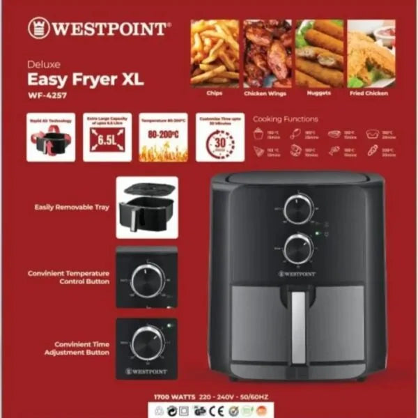Westpoint WF-4257 Deluxe Easy Fryer XL
