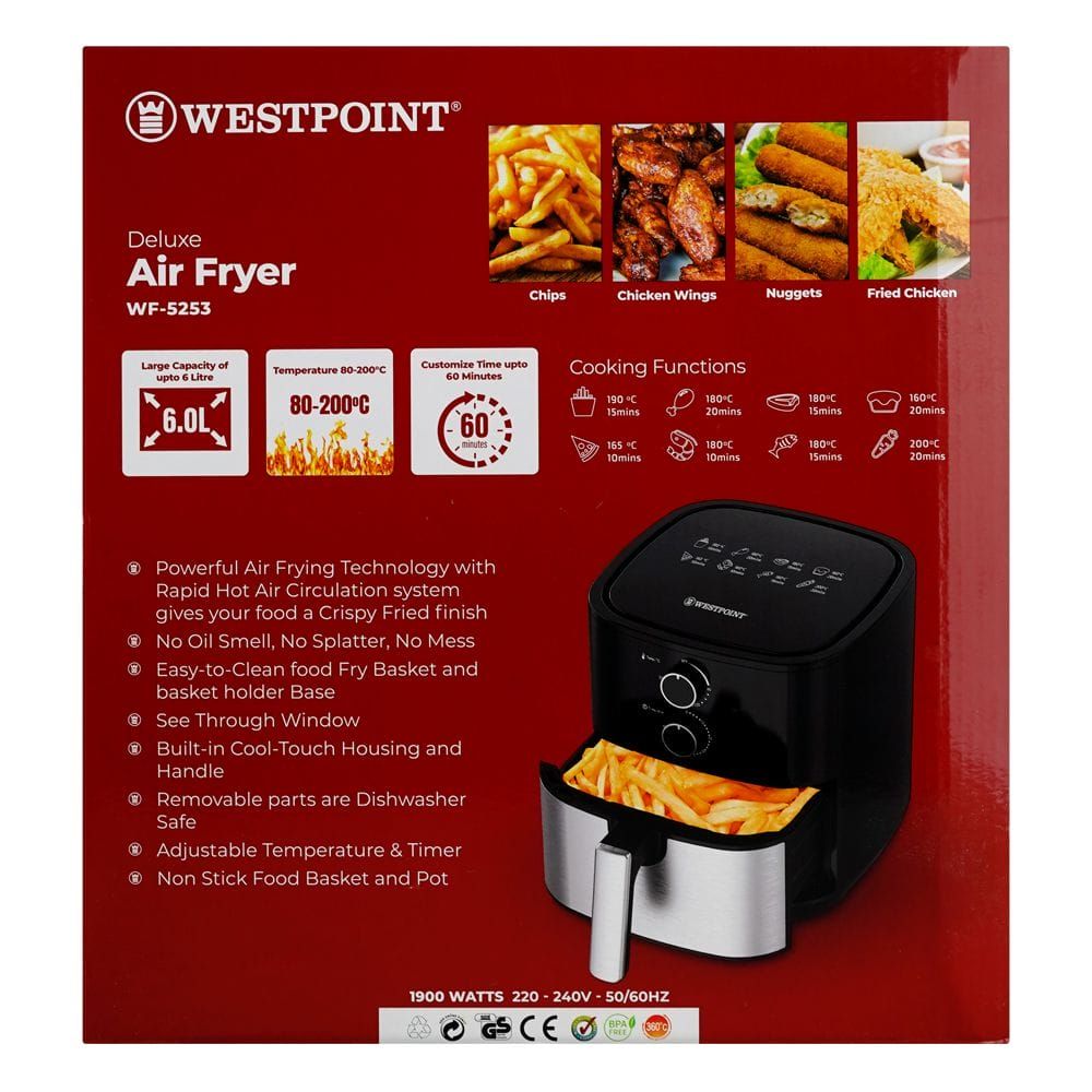 Westpoint WF-5253 Deluxe Air Fryer
