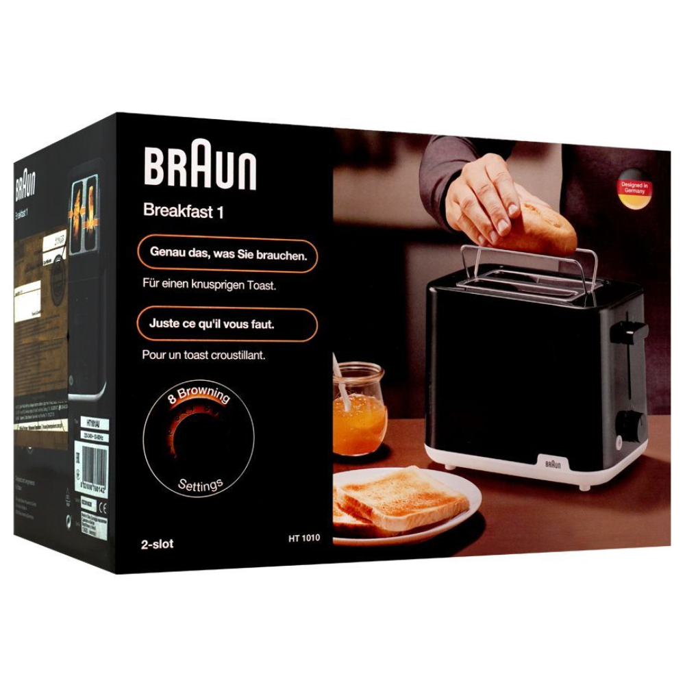 Braun PurEase HT1010 2-Slice Toaster