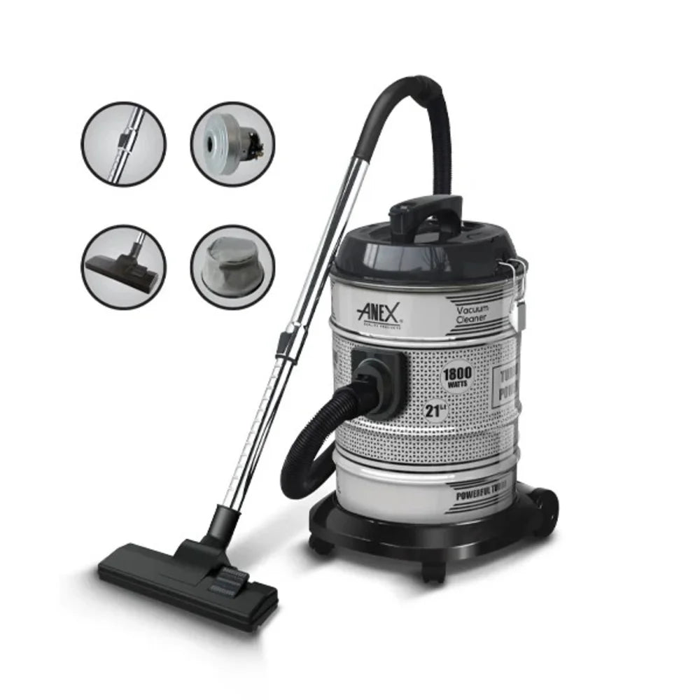 Anex AG-2199 Deluxe 1600W Vacuum Cleaner with Blower