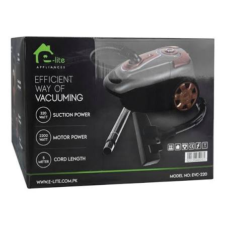 E-Lite EVC-220 2200W Dry Vacuum Cleaner