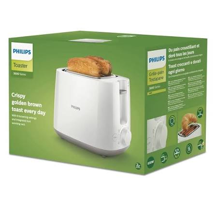 Philips HD2581/00 Daily Collection 2-Slice Toaster - White