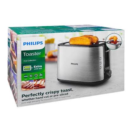 Philips HD2637/91 Viva Collection Extra-Wide Slot Toaster