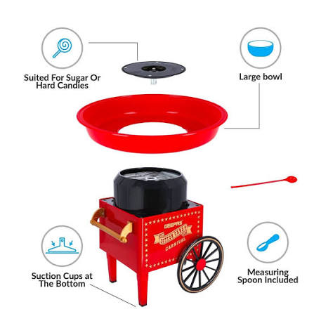 E-Lite ECCM-702 Cotton Candy Maker