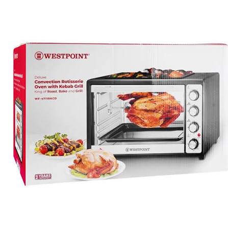 Westpoint WF-4711RKC Deluxe Convection Rotisserie Oven with Kebab Grill