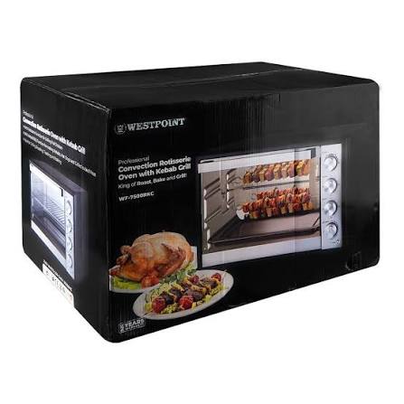 Westpoint 7500RKC Professional Convection Rotisserie Oven with Kebab Grill