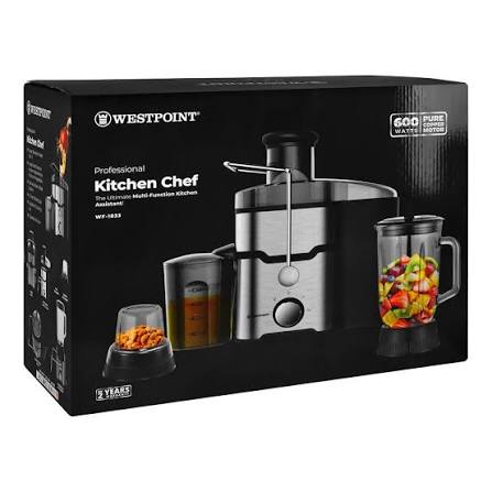 Westpoint WF-1833 750W Deluxe Kitchen Chef 3-in-1