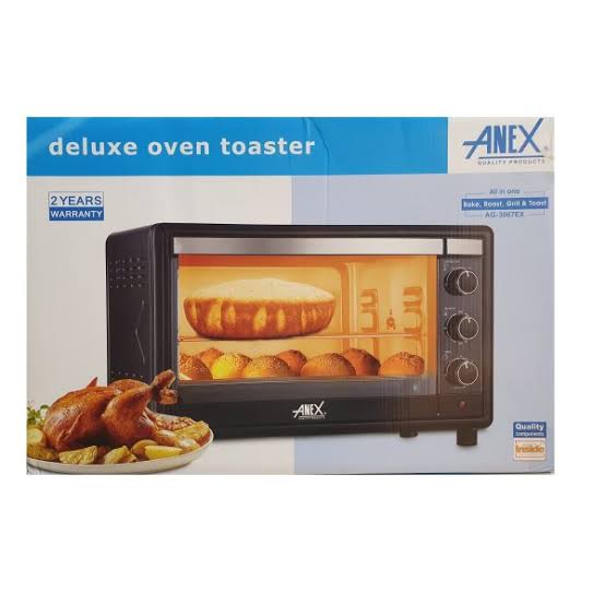 Anex AG-3072 Deluxe 2000W Oven Toaster with Convection Fan