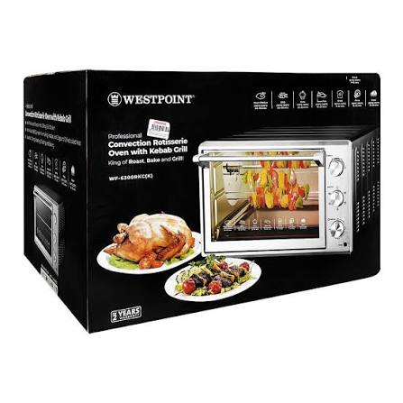 Westpoint WF-6300RKCK Professional Convection Rotisserie Oven with Kebab Grill