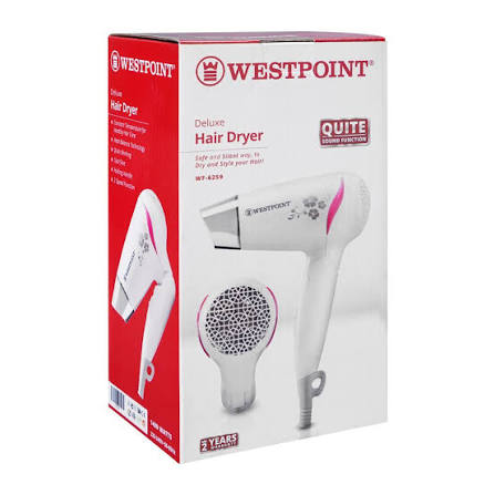 Westpoint WF-6259 1600W Foldable Hair Dryer