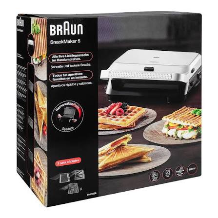 Braun SnackMaker 5 SM5038 3-in-1 Sandwich Maker