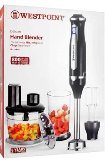 Westpoint WF-9916 Deluxe Hand Blender 3-in-1