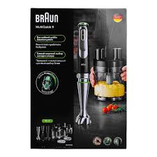 Braun MultiQuick 9 MQ9187XLI Active PowerDrive Hand Blender Set