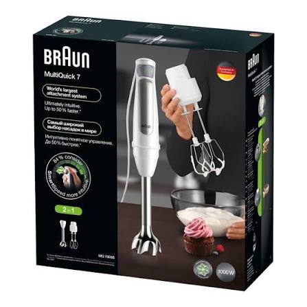Braun MultiQuick 7 MQ7005B Hand Blender with Double Beater