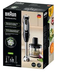 Braun MultiQuick 5 Pro MQ55307MBK Hand Blender with Purée Accessory