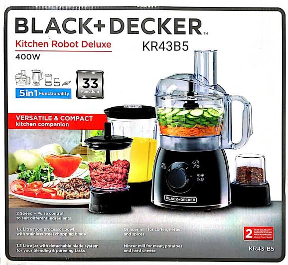 Black & Decker KR43 400W Food Processor & Blender