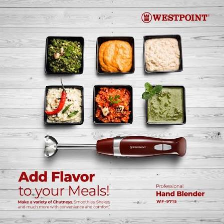 Westpoint WF-9715 Professional Hand Blender 2-in-1