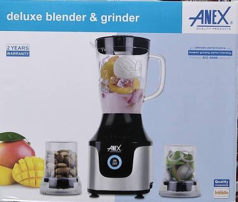 Anex AG-6046 Deluxe 3-in-1 Blender Grinder
