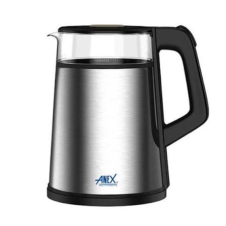 Anex AG-4066 Deluxe 1.5L Steel & Glass Kettle