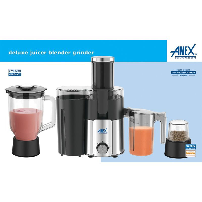 Anex AG-190 Deluxe 600W Juicer Blender Grinder