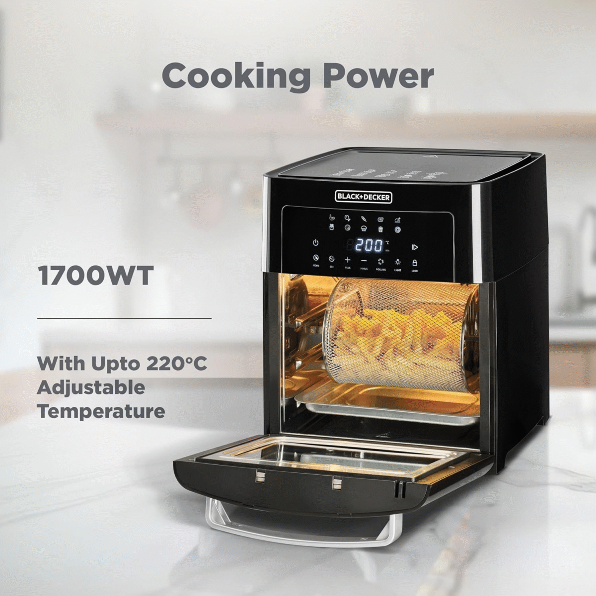 Black & Decker AOF150 15L Digital Air Fryer Oven