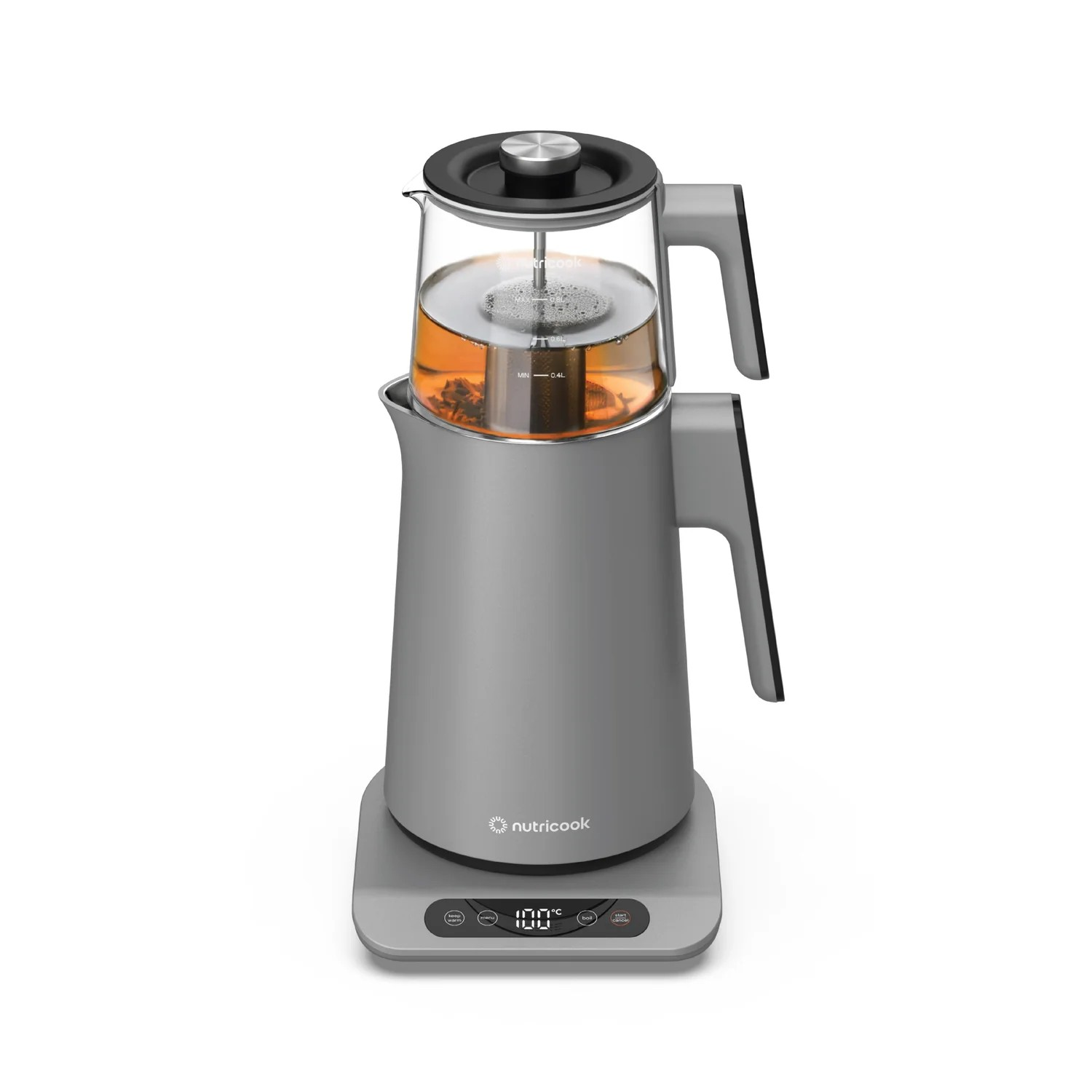Nutricook NC-KTM330G 2-in-1 Kettle & Tea Maker