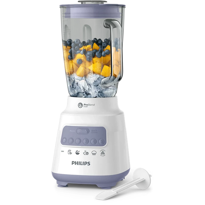 Philips HR2222/00 5000 Series ProBlend Crush Blender with Glass Jar
