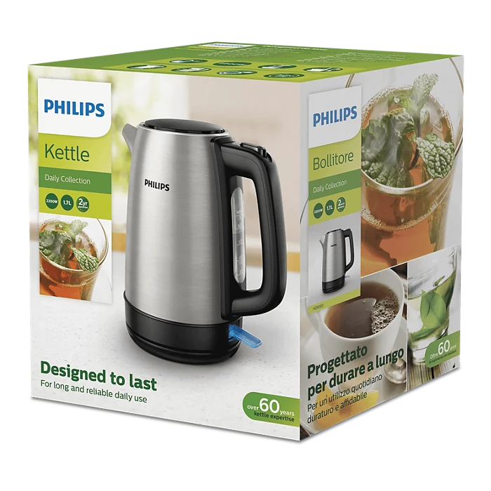 Philips HD9350/92 1.7L Stainless Steel Kettle