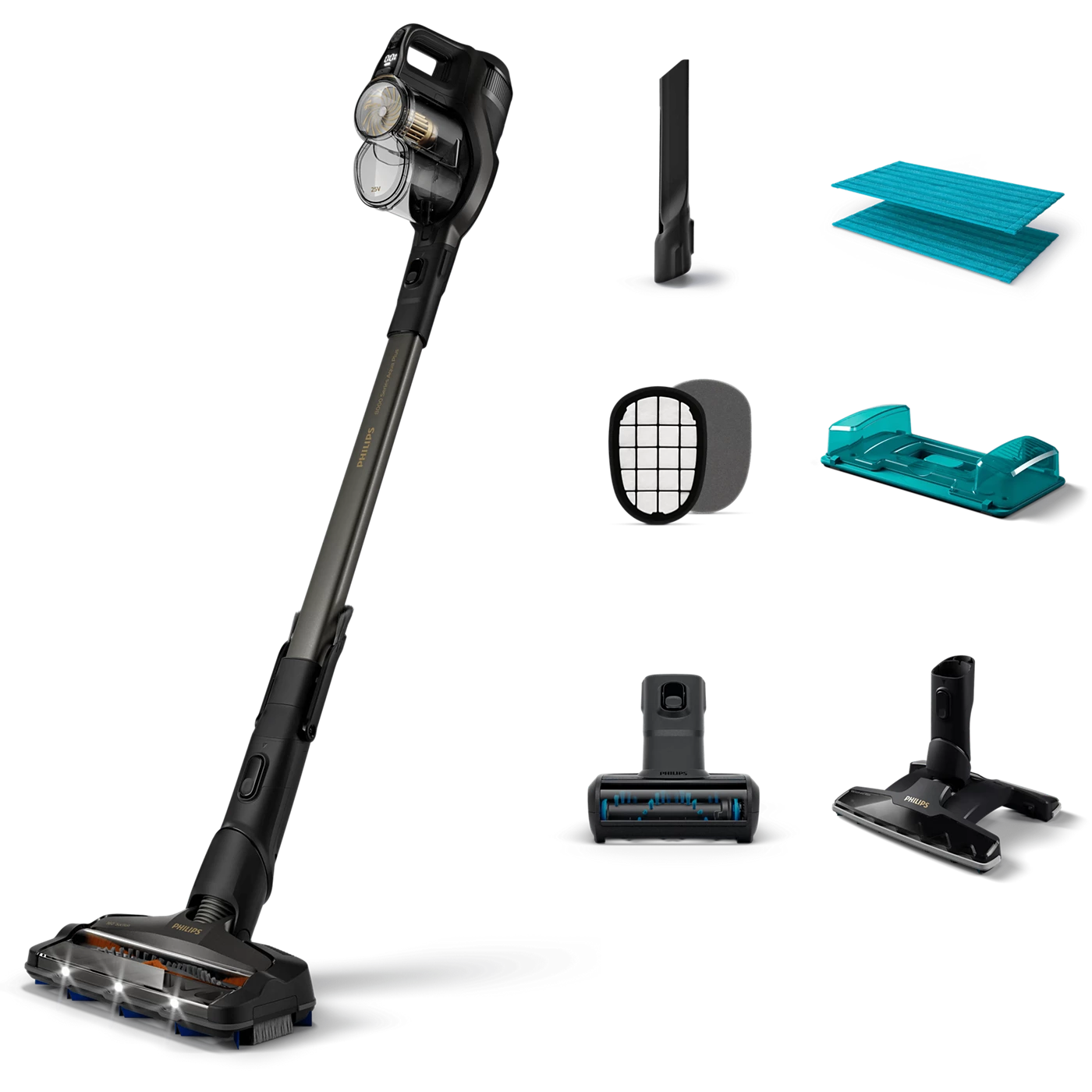 Philips XC8347/61 8000 Series Aqua Plus Cordless Vacuum