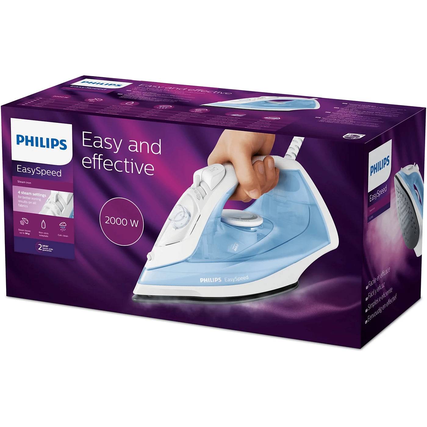 Philips GC1740/26 EasySpeed Steam Iron