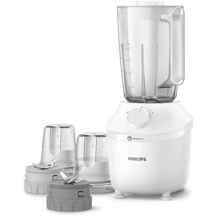Philips HR2041/30 3000 Series 450W Blender with Mill & Chopper